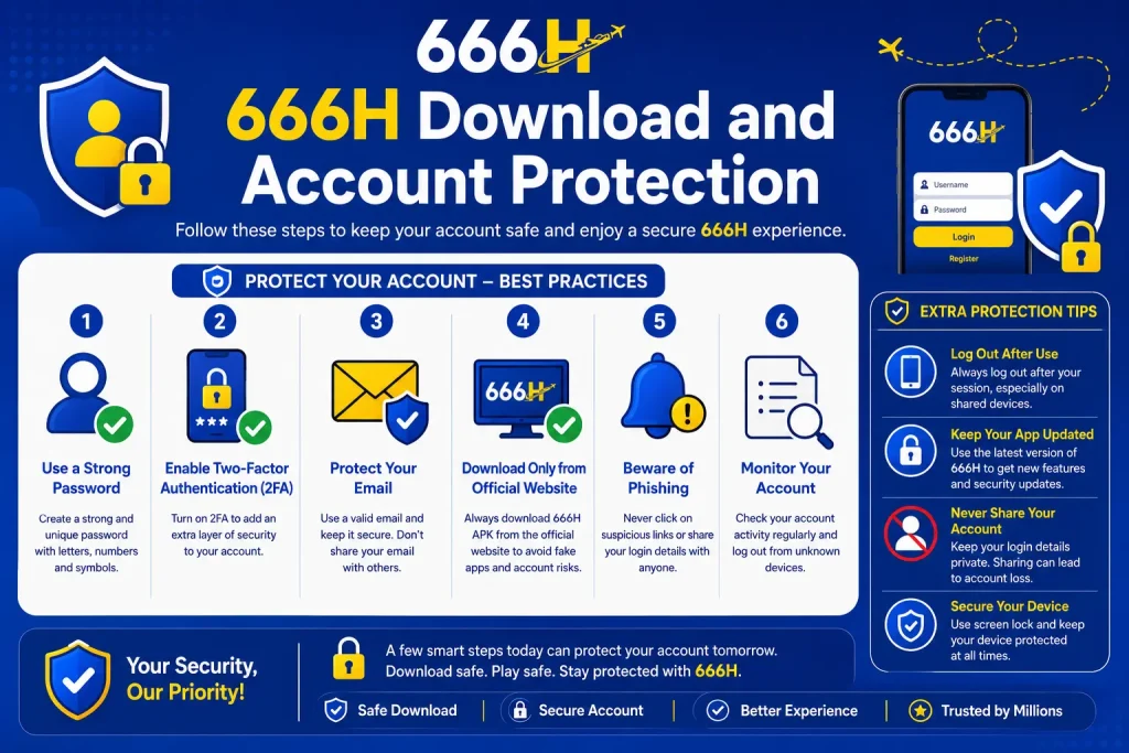666H Download and Account Protection