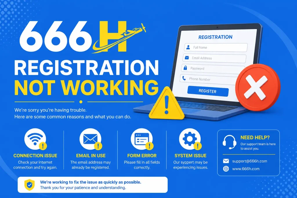 666H Registration Not Working