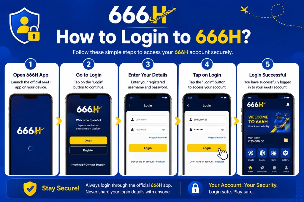 How to Login to 666H?