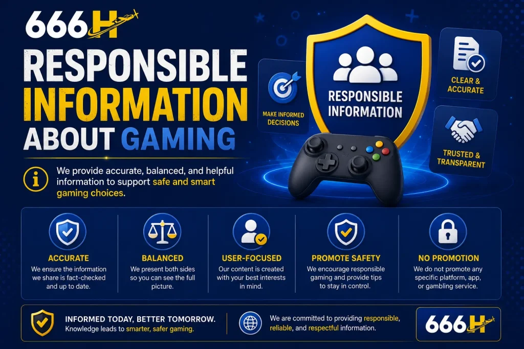 666H Game Responsible Information About Gaming