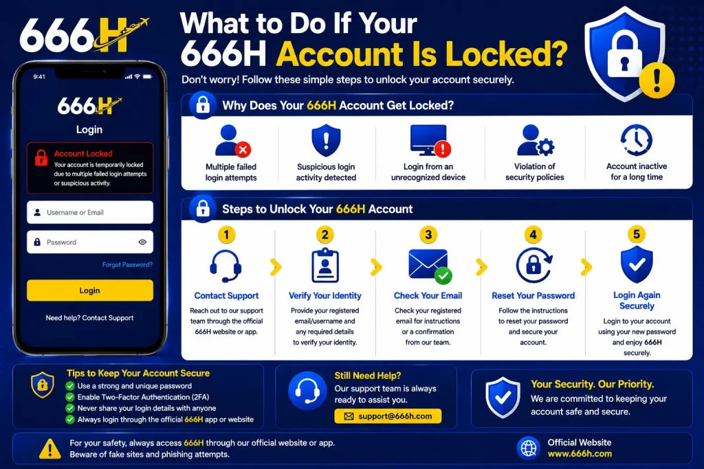 What to Do If Your 666H Account Is Locked?