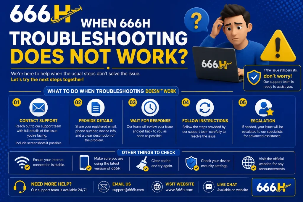 When 666H Troubleshooting Does Not Work?